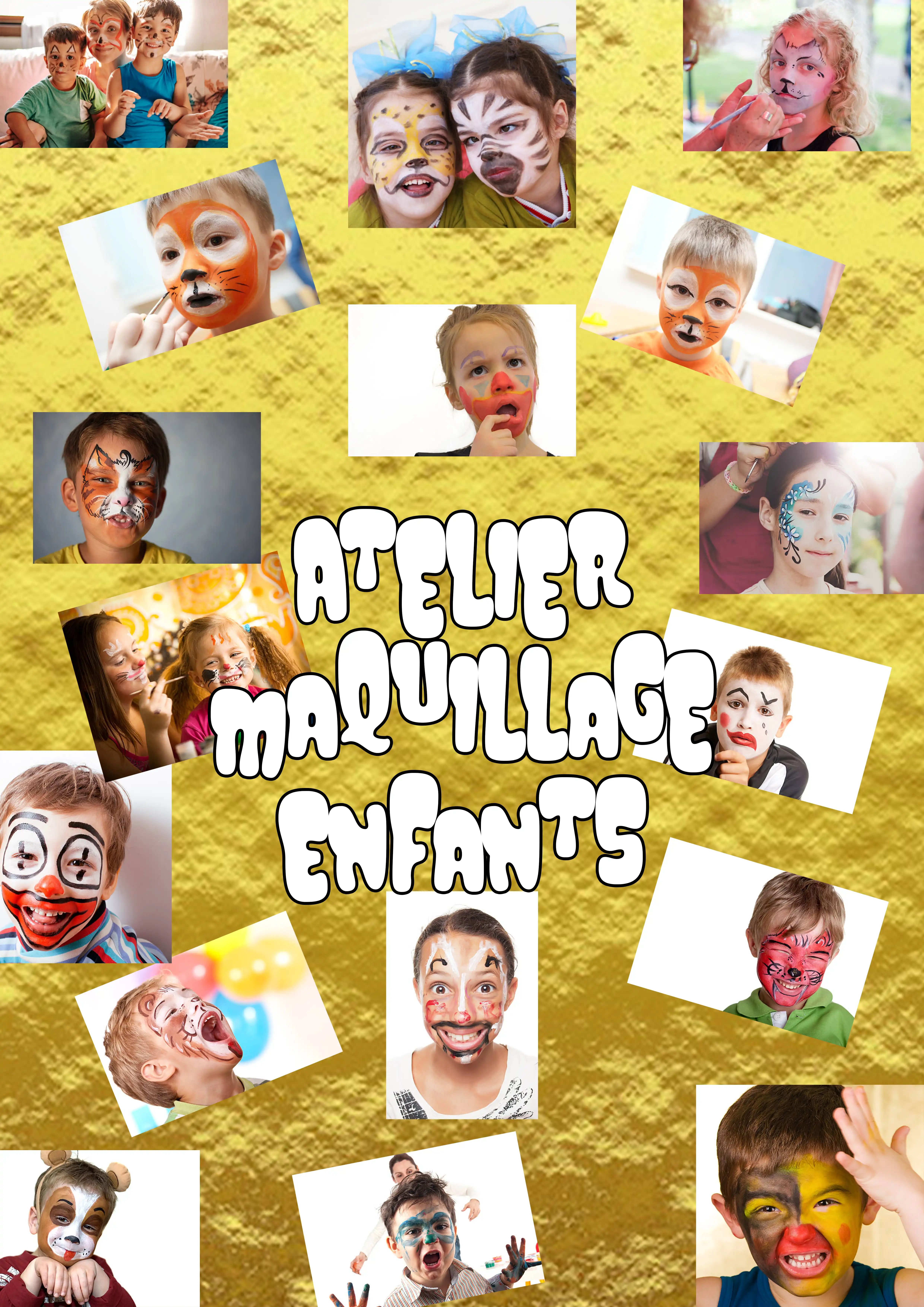 Claude Gérard Production présente Les animations enfants Maquillages